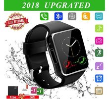2018 Bluetooth Smart Watch for Andriod phones iphone Smartwatch with CameraWaterpfoof Watch Cell Phone Smart Wrist Watch Touchscreen for Android Samsung IOS Iphone X 87 6 5 Plus Men Women Youth