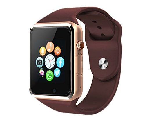 Bluetooth SmartwatchSmart Watch Unlocked Watch Phone can Call and Text with TouchScreen Camera Notification Sync for Android SumSung Huawei and IOS iPhone 7 8 X(Gold)