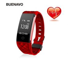 BUENAVO Fitness Tracker S2 Smart Wristband Bracelet IP67 Waterproof Wireless Bluetooth Call Remind Auto Sleep Monitor Sport Pedometer Activity Tracker for Android IOS Phones