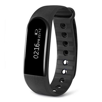 Dularf Fitness Monitor Bluetooth 40 Heart Rate Tracker Wristband Waterproof Smart Bracelet Pedometer Android iOS Smartphone …