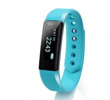 Fitness Tracker LCStream ID115 Smart Bracelet Bluetooth Call Remind SelfTimer Smart Watch Activities Tracker Calorie Counter Wireless Pedometer Sleep monitor pedometer for iOS Android