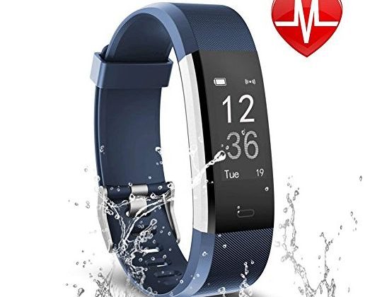 Letsfit Fitness Tracker Activity Tracker with Heart Rate Monitor and Sleep Monitor Step Counter Pedometer Watch IP67 Water Resistant Smart Bracelet for Kids Women and Men