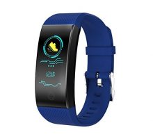 Original Stock Bluetooth Smartwatch Smart Watch Wristband Bracelet Band Heart Rate Smartband Activity Tracker Fitness for IOS Android Blue