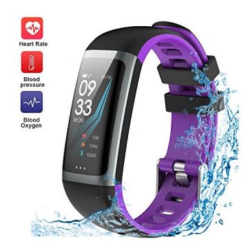 WELTEAYO Fitness Tracker Activity Tracker Watch with Heart Rate Monitor Color Screen Smart Bracelet with Sleep Monitor IP67 Waterproof Smart Bracelet for Android and iOS