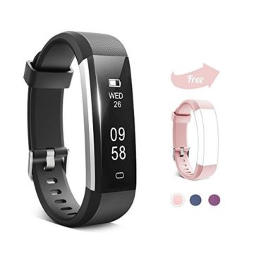 Keyney Fitness TrackerWaterproof Activity Tracker with Sleep Monitor and Pedometer Step Counter WatchSmart Bracelet Bluetooth Wireless Wristband Smartwatch for Kids Women Men