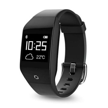 Coffea Fitness Tracker Activity Tracker Watch with Heart Rate Monitor 5 ATM IP68 Waterproof Smart Bracelet with Music Player Pedometer Calorie Counter for Android and iOS Smartphones