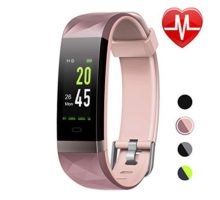 LETSCOM Fitness Tracker HR Color Screen Heart Rate Monitor IP68 Waterproof Smart Watch with Step Counter Sleep Monitor Pedometer Watch for Men Women Kids