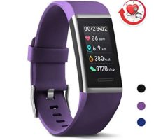 MorePro Fitness Tracker HR Color ScreenWaterproof Activity Tracker with Heart Rate Blood Pressure Monitor Step Counter Sleep MonitorPedometer Watch Men Women
