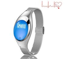 TKSTAR Smart Band Fitness Tracker for Women Blood Pressure Waterproof Bluetooth 40 Smart Bracelet Sleep Monitor Sync Phone Rechargeable for Android Apple Samsung  Z18