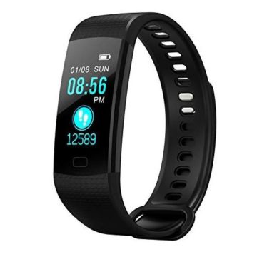 Y5 Bluetooth Smart Bracelet Hear Rate Blood Pressure Monitor Smart Band Color Screen Women Men Sport Fitness Track Pedometer