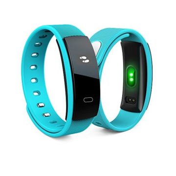 Activity Tracker QS 80 Bluetooth Band OLED Heart Rate Smart Bracelet for iPhone & Android Phones