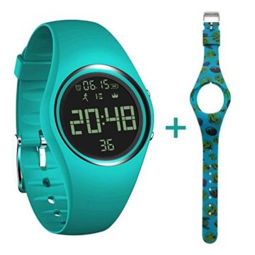 Fitness Tracker Smart Watch NonBluetooth Pedometer Bracelet Smart Sport Bracelet with Timer Step Calories Counter Distance Time Date Vibration Alarm for Walking Kids Women Men
