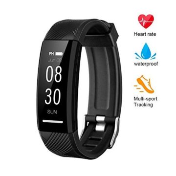 instecho Fitness Tracker Custom Activity Tracker with Heart Rate Monitor Multiple Sport Modes Smart Watch Men Women and Children Waterproof Bluetooth Pedometer