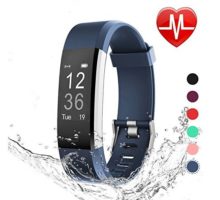 LETSCOM Fitness Tracker HR Heart Rate Monitor Watch IP67 Waterproof Activity Tracker with Step Counter and Sleep Monitor Pedometer Watch Smart Wristband for Kids Women and Men