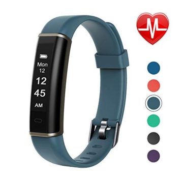 Letsfit Fitness Tracker with Heart Rate Monitor Pedometer Watch Waterproof Smart Watch Activity Tracker with Step Counter Sleep Monitor Step Tracker for Kids Women and Men