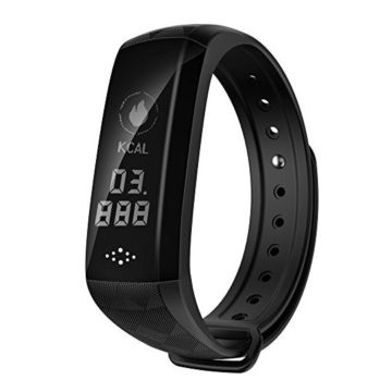Smart Band Waterproof IP67 Activity Tracker Fitness Watch With Sustained Heart Rate Monitor USB charging Calorie Counter Sleep Tracker Wireless Bluetooth Bracelet for iOS &Android