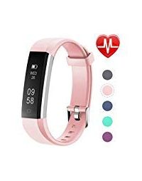 Letsfit Fitness Tracker with Heart Rate Monitor Slim Activity Tracker Watch Pedometer Sleep Monitor Step Counter Calorie Counter Waterproof Smart Band Kids Women Men