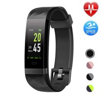 Letsfit Fitness Tracker Color Screen HR Heart Rate Monitor Watch IP68 Waterproof Activity Tracker Step Counter Bluetooth Sleep Monitor 14 Sport Modes Pedometer Watch for Men Women Kids