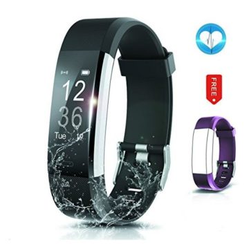 BADIQI Fitness Tracker Waterproof Activity Tracker Heart Rate Monitors Sleep Tracking Wireless Bluetooth Activity Tracker Smart Bracelet Pedometer Fitness Sports Wristbands
