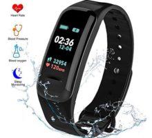 Fitness Tracker HR Activity Tracker  Watch with Blood Pressure Monitor IP67 Waterproof Activity Tracker with Heart Rate Sleep Monitor Calorie Pedometer for Kids Men and Women