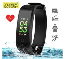 Updated 2019 Version Fitness Tracker HR Activity Trackers Health Exercise Watch with Heart Rate Blood Pressure Sleep Monitor Smart Band Calorie Step Counter Pedometer Walking for Women Men Kids