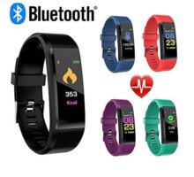 CNPGD Smartwatch Bracelet Fitness Tracker Sports Waterproof Color Touchscreen Heart Rate & Blood Pressure Monitor Pedometer Compatible for IOS IPHONE Android
