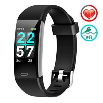 VIEWOW Fitness Tracker HR Activity Tracker Watch  2019 New IP68 Smart Bracelet with Heart Rate Color Monitor Step Counter Calorie Counter Pedometer Watch with 14 Sports Modes for Kids Women Men