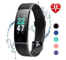LETSCOM Fitness Tracker with Heart Rate Monitor Color Screen Activity Tracker Watch IP68 Waterproof Pedometer Watch Sleep Monitor Step Counter for Women Men Kids