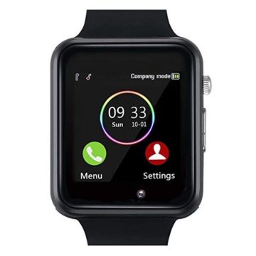 YIIXIIYN Smart Watch Bluetooth Smart Watch Sport Fitness Tracker Wrist Watch Touchscreen with Camera SIM SD Card Slot Watch Compatible iPhone iOS Samsung LG Android Women Men Kids
