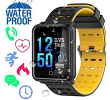 Fitness Tracker Smart Watch with Heart Rate Blood Pressure Sleep Monitor Color Screen Calorie Counter Pedometer IP68 Waterproof Activity Tracker Outdoor Sport Bracelet Birthday Gift for Women Men