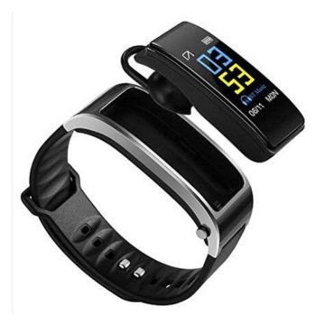 Pesly 2in1 Smart Bracelet with Bluetooth Earphone Waterproof Smart Watch Bracelet