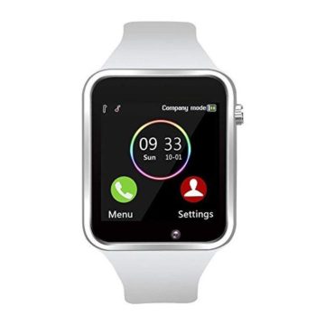 Wzpiss Smart Watch Bluetooth Smartwatch Touchscreen Wrist Watch Sports Fitness Tracker with Camera Pedometer SIM SD Card Slot Compatible Samsung Android iPhone iOS for Kids Women Men
