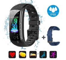 Fitness Tracker Activity Tracker Watch Waterproof Activity Tracker Smart Watch Remote Photography Heart Rate Blood Pressure Blood Oxygen Monitor Step Calorie Counter Pedometer for Women Men Kids