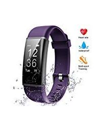 Lintelek Fitness Tracker Heart Rate Monitor Activity Tracker Pedometer Watch with Connected GPS Waterproof Calorie Counter 14 Sports Modes Step Tracker for Women Men Kids and Gift