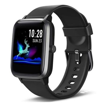 Lintelek Smart Watch Full Touch Screen Smartwatch 13 Inch Fitness Tracker with HR Monitor Sleep Tracker Stopwatch IP68 Waterproof Fitness Watch Compatible with iOS Android for Men Women Kids