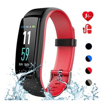 Mgaolo Fitness Tracker with Blood Pressure Heart Rate Sleep MonitorIP68 Waterproof Activity Tracker Smart Watch with Pedometer Calorie Step Counter Compatible with iPhone and Android Phones