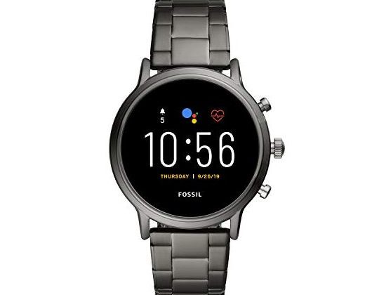 Fossil Gen 5 Carlyle HR Heart Rate Stainless Steel Touchscreen Smartwatch Color Smoke
